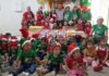 Los niños fueron agasados en la parroquia Los Ángeles