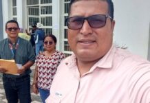 Autoridades del GAD Los Ángeles pide al gobernador reconstucción de la escuela Los Babahoyos